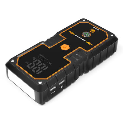 16000mAh Car Intelligent Jump Starter For Up To 3L Gasoline And 6L Diesel Emergency Tool Zip Box