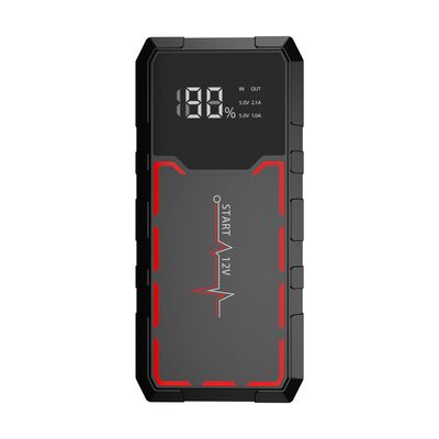 Outdoor 12V Multi Function Portable Car Jump Starter 6800mAh Battery Lithium Battery Booster SmartEmergency Car Jump Starter with Digital Control, LED Light, Warning Light & SOS Function