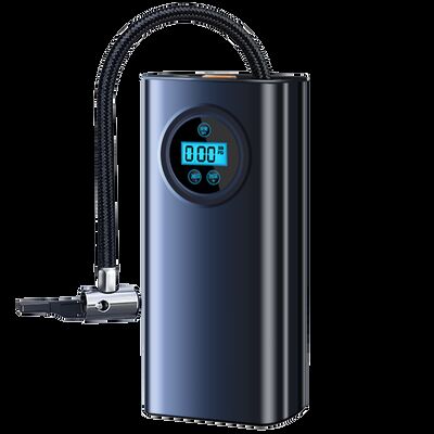 1500mAh Digital Tire Inflator Wireless Electric Car Battery Jump Starter Rechargeable Air Compressor With SOS Light