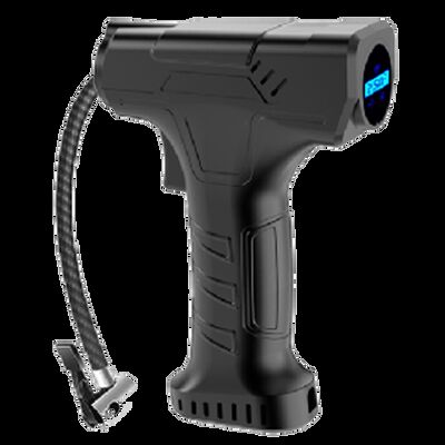 Electric Tire Inflators Automatic Cordless Bicycle Car Tire Inflator Emergency Jump Starter With Warning Light