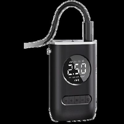 Mini Portable ABS Car Air Compressor With Emergency Light Tire Inflator Smart Wireless Airpump For Tires