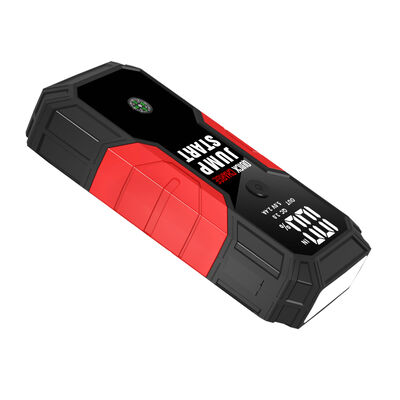 ABS Portable Smart Car Jump Starter And Tire Inflator 600A Peak Power 5V Fast Charging