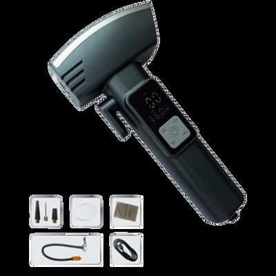 Outdoor Portable Tire Pump Mini Air Compressor Tire Inflator 150 PSI Digital Emergency Car Charger Jump Starter  