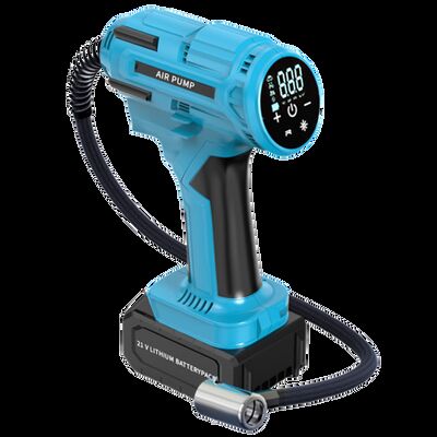 Battery Powered Portable Tire Inflator 0-150 PSI Wireless 12V  With Digital  Display Emergency Jump Starter