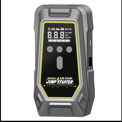 Intelligent Wireless Electric Air Pump Tire Inflator 8000mAh 10000mAh 12000mAh Emergency Car Jumper Starter