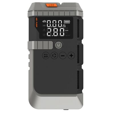 Portable Battery 8000mAh Jump Starter With Air Compressor Type C Charging LED Display Car Battery Jump Box