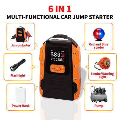 20000mAh Multi Functional Jump Starter Portable Car Battery Charger 150PSI Auto Tire Inflator 12V Battery Jump Box