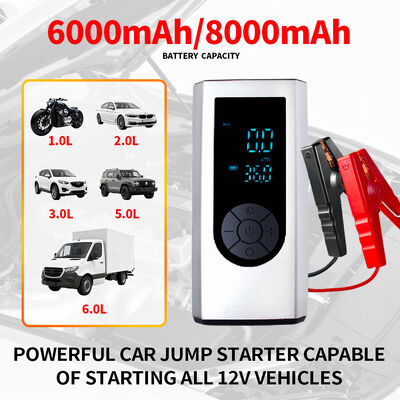 Electric Car Inflator Air Pump 12V 150psi Digital Rechargeable Car Air Pump Car Battery Charger Jump Starter
