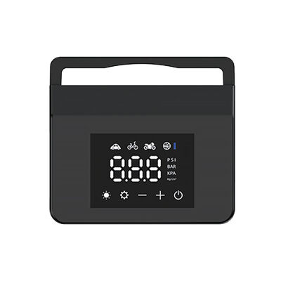 6 In 1 Wireless Portable Car Power Bank Jump Starter With Tire Inflator Blower LED Digital Display