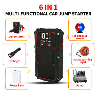 150PSI Tire Inflator Emergency Battery Jumper Pack Portable  8000mAh 10000mAh 12V Car  Emergency Vehicle Jump Starter