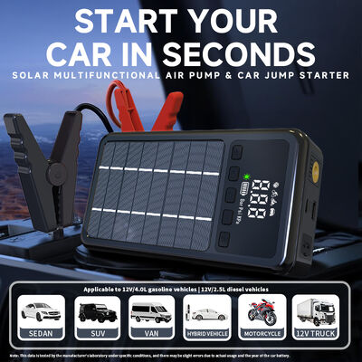 Car 24V Battery Jump Starter Emergency Lithium Battery Booster 150PS Air Compressor For Car Tires