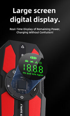 12V Multifunction Automobile Jump Starter For Car  Emergency Jump Starter With Tire Inflator