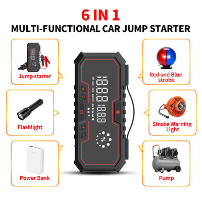 Portable Car Jump Starter 12V USB Emergency Vehicle Jump Starter Battery Power Bank  Interface Jump Starter