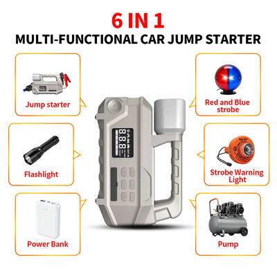 Charger Jump Starter Power Portable Tires Air Compressor 10000mAh Automobile Battery Jump Starter Car Battery