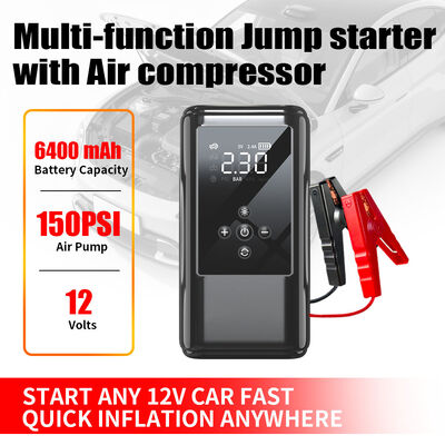Car Portable Tyre Inflator Jump Starters Emergency Car Battery Charger Booster Pack Air Compressor