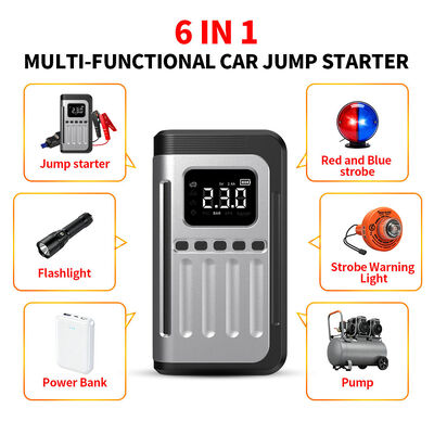 Portable Car Emergency Battery Jump Starter Power Bank 8000mAh Battery Charger Jump Box