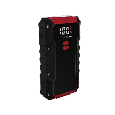 6 In 1 Battery Jump Starter Power Bank 8000mAh 6000mAh Car Jump Starter Emergency With Flashlight