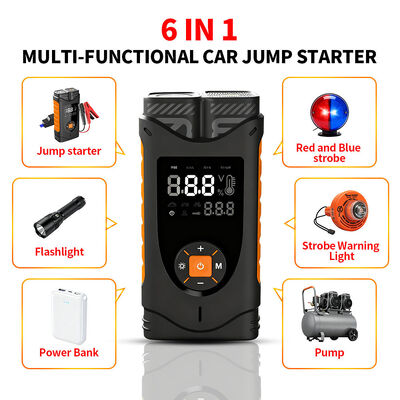 Car Portable Tire Inflator Air Compressor 0-150 PSI Cordless Air Pump 8000mAh 10000mAh 12000mAh