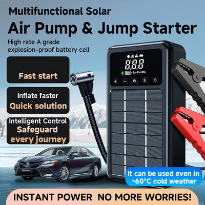 24V Battery Jump Starter Lithium Battery Booster Auto Mobile Battery Jump Starter Portable Air Compressor