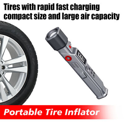 6000mAh Portable Emergency Car Charger Jump Starter ABS Tire Inflator Flashlight Air Pump Power Bank