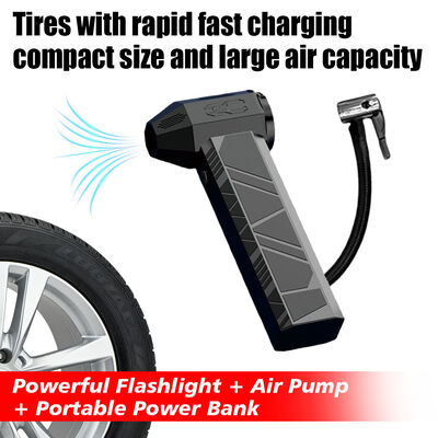 14.8V Rechargeable Cordless 6000mAh Car Battery Inflator Pump With Vacuum Cleaner Electronic Tire Inflators Jump Starter