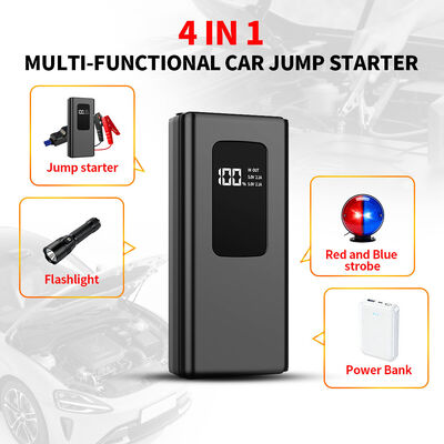 Automobile Emergency Mobile Power Supply 16000mAh 14.8V Portable Emergency Jump Starter SmartEmergency Car Battery Jump Starter with LED Light, Warning Light, SOS & Rechargeable Portability