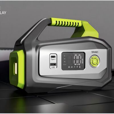 12000mAh Car Jump Starter with 150 PSI Tire Inflator and LED Light for Emergency Power