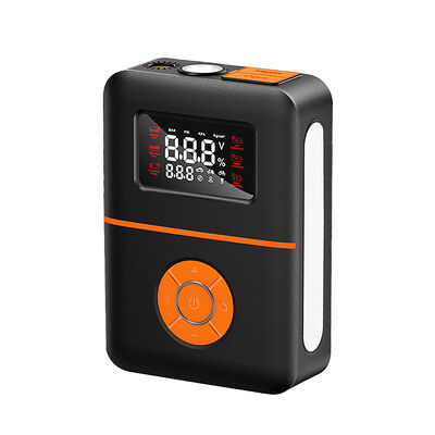 2400A Peak Current Car Jump Starter with 150 PSI Air Compressor and 16000mAh Power Bank for 12V Vehicles