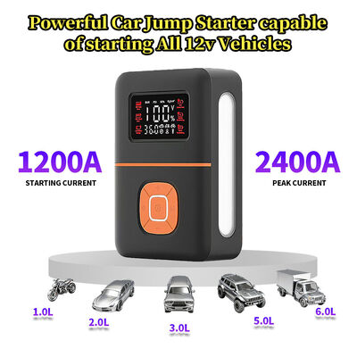 6-in-1 Jump Starter with 150 PSI Air Pump and 2400A Peak Current for Cars and Trucks