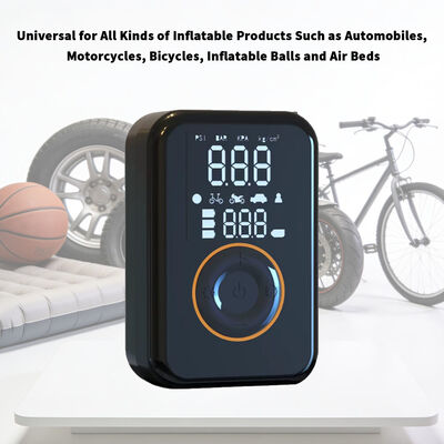 Rapid Portable Tire Inflator - Compact Design, Large Air Capacity, Complete Accessories for All Inflatable Emergencies