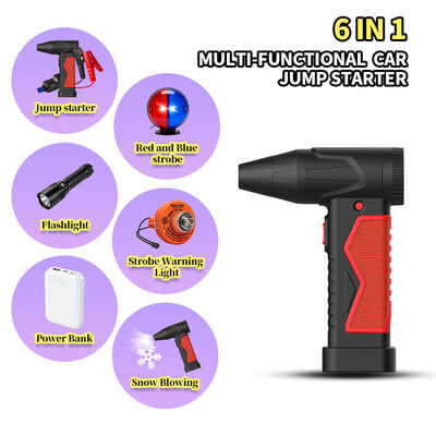 900A Peak Current 12000mAh Lithium-ion Battery 2-in-1 Jump Starter with Air Compressor for 12V Vehicles Emergency Battery Booster