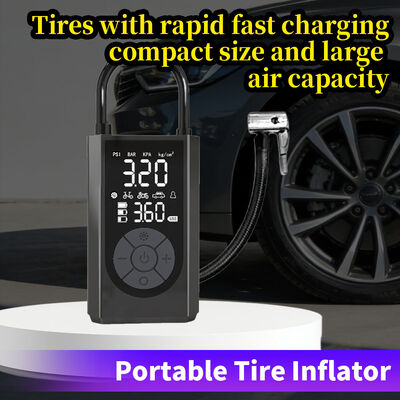 Smart Dual-Mode Portable Tire Inflator with Digital LCD Display and Preset Inflation Modes