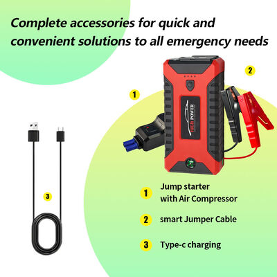 Rapid 600A 4-in-1 Car Emergency Jump Starter