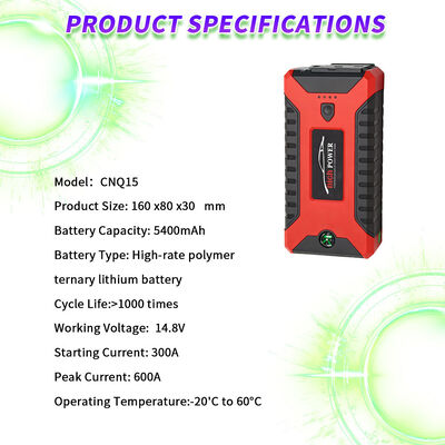 Rapid 600A 4-in-1 Car Emergency Jump Starter