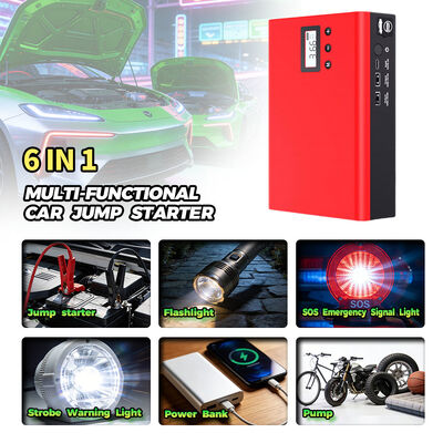 12000mAh 12V Car Battery Booster with 500A Starting Current and 150PSI Air Compressor