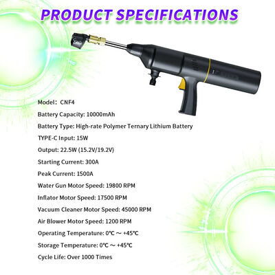 10000mAh Battery 1500A Peak Output 3-in-1 Multi Functional Jump Starter and Car Emergency Starter Kit