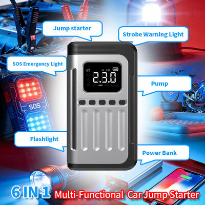 8000mAh Multi-Function Jump Starter with 150 PSI Air Compressor and Emergency Power Supply