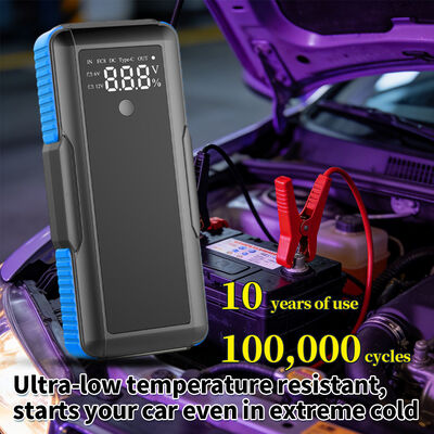 Super Capacitor Jump Starter with 800A Peak Current and 1000A Starting Current for Reliable Vehicle Restart