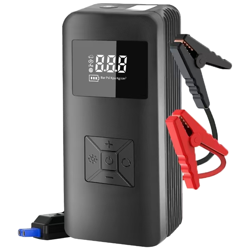 7200mAh Automobile Jump Starters Intelligent Portable Jump Starter With Air Compressor