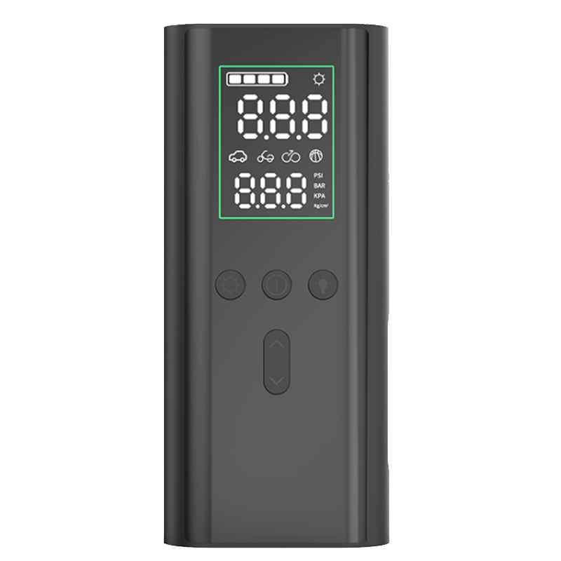 Digital Automobile Emergency Power Supply 6000mAh Portable Tire Inflators 0-150PSI With SOS Light