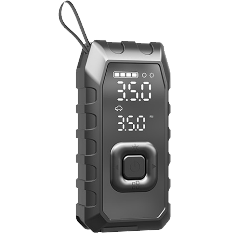 6000 MAh ABS Portable Jump Starter With Tyre Inflator 0-150PSI Car Air Compressor For Road Bike