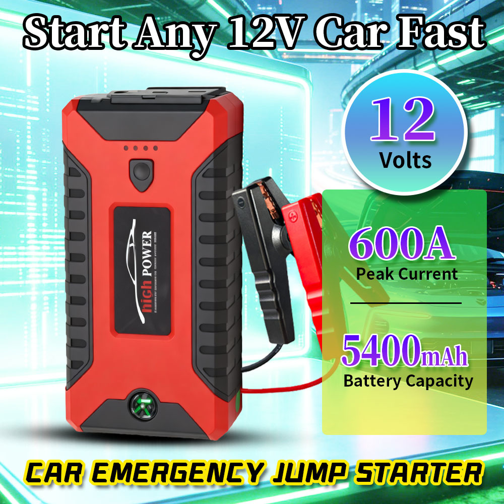 Rapid 600A 4-in-1 Car Emergency Jump Starter