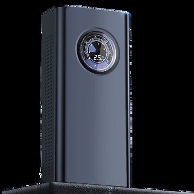 Wireless Airpump  Smart Digital  Car Tire Inflator with LED Light, Warning Light & SOS