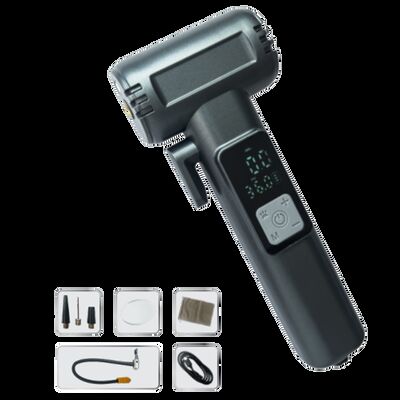 Battery Power Bank Portable Tire Inflators Rechargeable 120W 7.4V Electric Air Pump For Car Tires