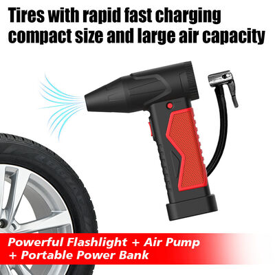 Multifunktioneel bandenopblazer Autoverstrooming Batterijversterker 10000 MAh / 12000 MAh Auto springstarter met stofzuiger